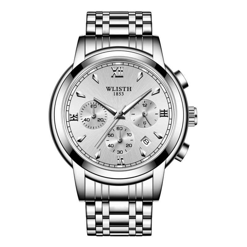 Striscia d'acciaio argento/argento 5 #