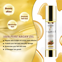 Huile d'Argan Pure à 100% de Maroc, Qualité Supérieure, Vente en Gros, Personnalisée, pour Soins Capillaires, 100ml