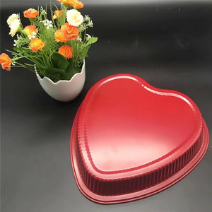 Forma <span class=keywords><strong>de</strong></span> corazón pastel <span class=keywords><strong>de</strong></span> molde Diy revestimiento <span class=keywords><strong>de</strong></span> <span class=keywords><strong>cerámica</strong></span> sartén para hornear Pan - Product Image 5