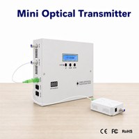 Transmetteur optique mini CATV RF Wolck 1310/1550nm 10dBm 10KM avec AGC MGC pour réseau FTTH courte distance