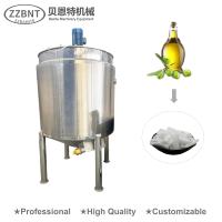 Réacteur de saponification à enveloppe chauffante/refroidissante ZZBNT, cuve de mélange pour le processus de saponification dans la fabrication du savon