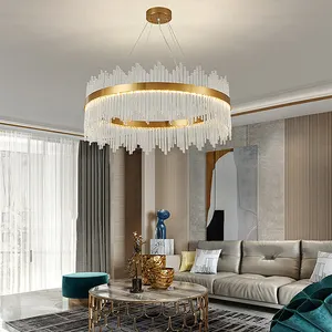 Luxury K9 Crystal Chandelier Classic Designer Led Lighting Fixtures Post-Modern Chandelier Pendant Nordic Living Dinning Room B