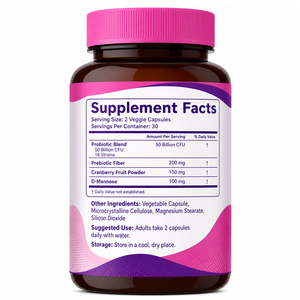 Enzymes digestives de qualité, détoxifiantes, pour femmes adultes, suppléments vaginaux à base de Streptococcus Thermophilus, probiotiques vaginaux, 60 capsules - Product Image 6