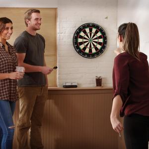 Diana de Dardos Familiar, Diana de Dardos de Metal Negro con Dardos Bien Espaciados para Juegos Familiares - Product Image 5