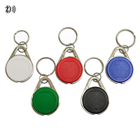Porte-clés MIFARE DESFire EV3 2K ABS 13,56 MHz ISO14443A RFID sans contact pour contrôle d'accès