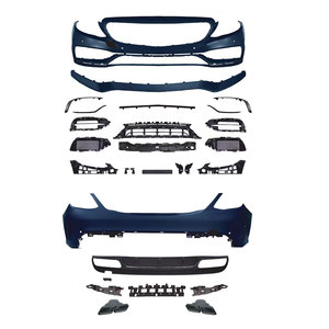 Pour Mercedes W205 C63 Kit Carrosserie C63s 2015-2019 Avant C-benz 200 C300 Grille D'échappement Berline 2017 Pare-chocs <span class=keywords><strong>C350e</strong></span> pour Mercedes W205 - Product Image 2