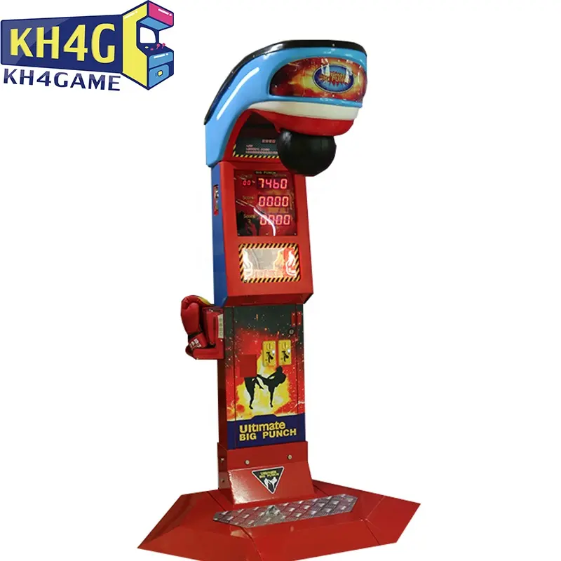 Chinese Stevige Sterkte Test Ticket Vending Coin Operated Games Arcade Ponsen Punch Boksen Machine