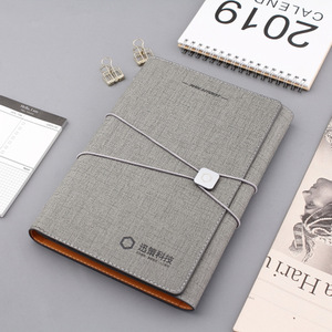 Carnet de notes A5 pliable en trois parties, personnalisable avec logo, portable, à feuilles mobiles, pour procès-verbaux de réunion, pour usage professionnel - Product Image 2