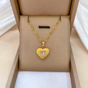 Love, Design, Temperament, Personality, Extremely Simple. in the Stove, <strong>a</strong> Real Gold Female Ins Collarbone <strong>Necklace</strong> - Product Image 1