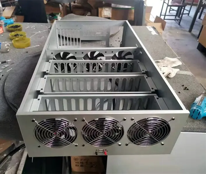 Корпус для установки жесткого диска 3,5 дюйма, 24/ 36/ 48 шт., корпус для жесткого диска 4U, корпус для сервера жесткого диска 3,5 дюйма с 6 бесшумными вентиляторами 2500 об/мин