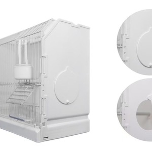 Cage d'élevage d'oiseaux d'extérieur de haute qualité, très vendue, avec panneau arrière en fer, pour perroquets et canaris, emballage en boîte - Product Image 3