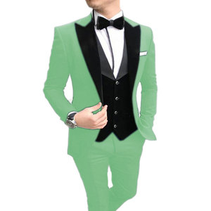 <span class=keywords><strong>2022</strong></span> traje de negocios de tres piezas para hombre para <span class=keywords><strong>novio</strong></span> y padrino traje de baile de boda de talla grande con cremallera de un solo pecho - Product Image 2