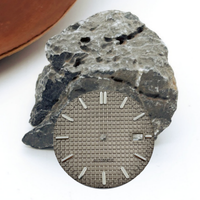 Esfera de Reloj Luminosa de Roble Negro, Verde, Blanco y Azul de 31.8mm para Movimiento Seiko NH35 NH36