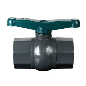 Plumbing material fitting Newest PVC/CPVC plastic compact ball valve price ball cock valve octagon ball valve