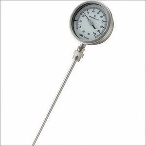 Termómetro Bimetálico BDT con Carátula de Acero Inoxidable, Indicador de Temperatura Industrial de Alta Precisión para Calderas - Product Image 2