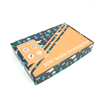 Boîte d'expédition en kraft recyclable au design saisonnier fantaisiste, kit complet d'expédition pour e-commerce