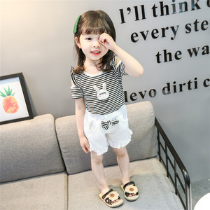 Conjuntos de Ropa para Niña, Blusas con Lazos, Camisetas Infantiles y Pantalones Deportivos Lisos al por Mayor desde China - Product Image 5