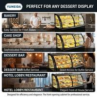 Vitrine réfrigérée pour pâtisserie à ouverture frontale, avec porte coulissante, pour événements et traiteurs, utilisation en boulangerie