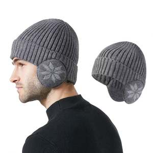 Unisex Custom Jacquard Design Acrylic Knit Beanie <b>Cap</b> <b>Winter</b> Hat for Sports Travel Daily Use Skiing-Adults Headwear Digital - Product Image 6