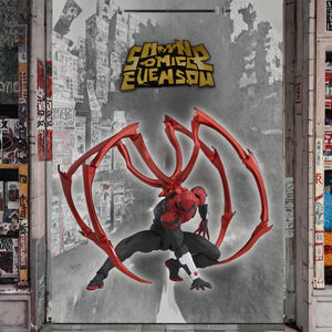 Nouvelle figurine d'action ZT Spider-Man en PVC, échelle 1:12, thème anime, avec souffleur d'air supérieur, <span class=keywords><strong>noir</strong></span> et rouge, décoration de super-héros 2026 - Product Image 4