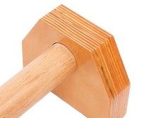 Barres de musculation portables en bois pour pompes, entraînement de force, barres parallèles antidérapantes, supports pour pompes