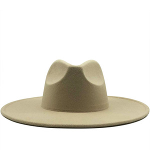 Sombrero <span class=keywords><strong>de</strong></span> <span class=keywords><strong>lana</strong></span> clásico para otoño e invierno, sombrero con visera <span class=keywords><strong>de</strong></span> Color sólido <span class=keywords><strong>de</strong></span> gablete grande, moda para mujer, ocio, Inglaterra, sombrero <span class=keywords><strong>de</strong></span> Jazz para hombre - Product Image 1