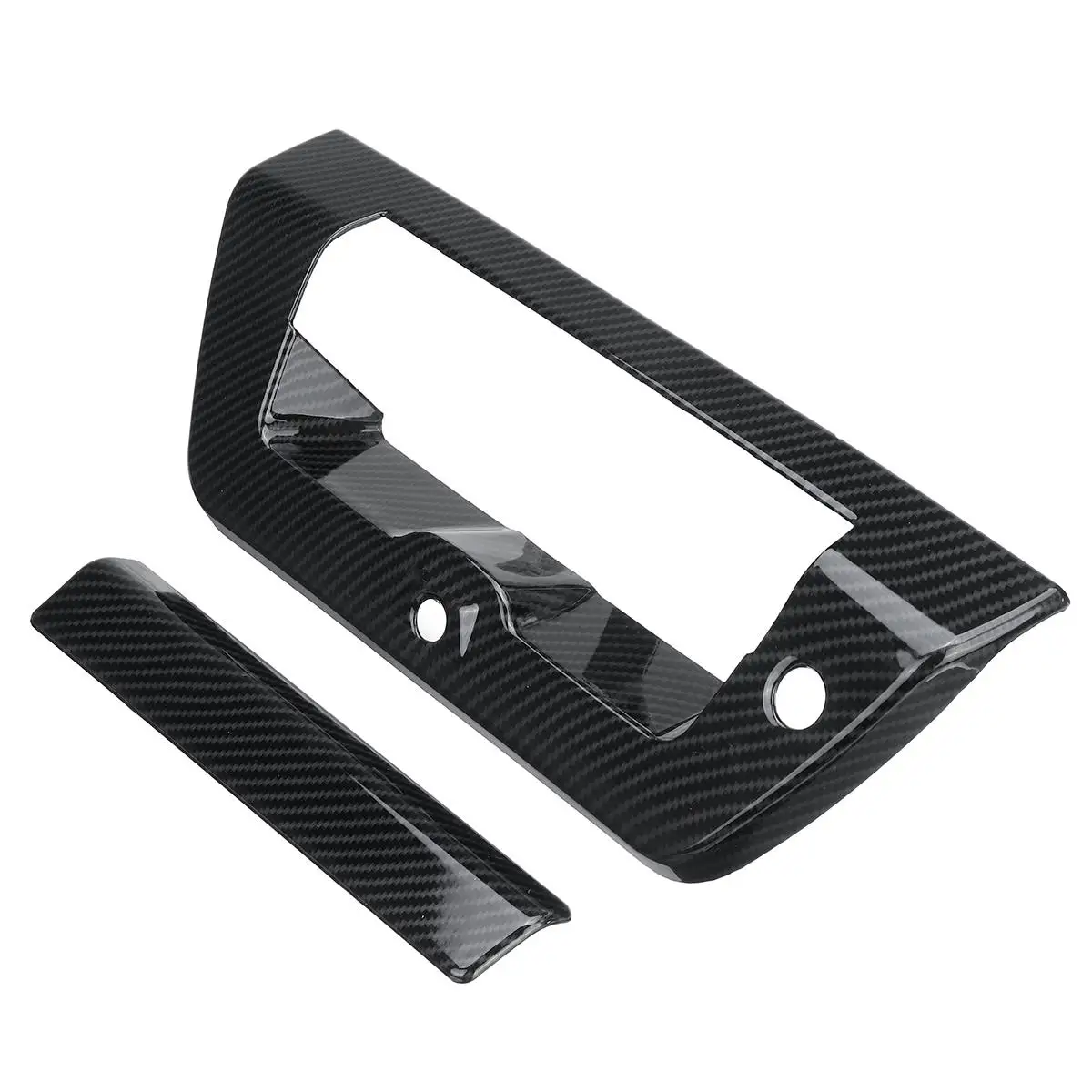 2 pièces en fibre de carbone