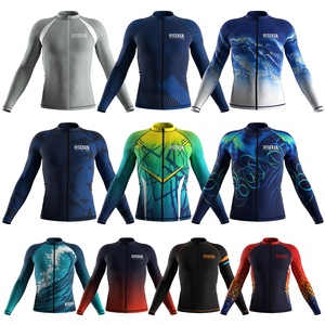 Rashguard à manches longues zippé, protection UV, extensible dans 4 directions, coutures anti-frottement pour le surf, la plongée et le snorkeling - Product Image 5