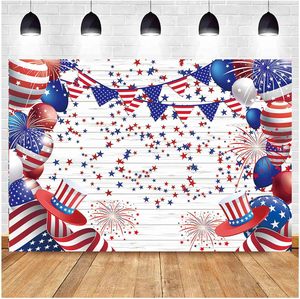 Toile de fond photo personnalisable pour le Memorial Day et le Jour de l'Indépendance, bannière décorative pour fête, arrière-plan photographique - Product Image 6
