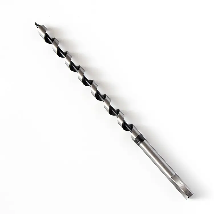 Length 400mm Auger Drill Bits High Carbon Steel for Drilling Deep Hole