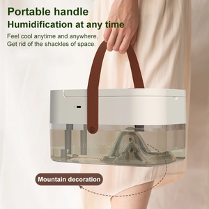 Wholesale 3 in 1 Portable Fan Air Conditioner <b>Humidifier</b> Cooling USB Hot Sale Rechargeable Desktop Mini Water Spray Cooler - Product Image 5