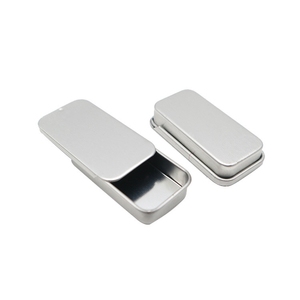 Wholesale Food Grade Customized <strong>Rectangle</strong> <strong>Slide</strong> <strong>Tin</strong> <strong>Box</strong> for Mint Candy Cigarette Chewing Gum Packing - Product Image 1