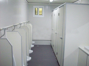 Inodoro prefabricado Park Baño móvil 20Ft <span class=keywords><strong>WC</strong></span> al aire libre Contenedor Casa Inodoro prefabricado Ducha Baño modular Inodoro portátil - Product Image 2