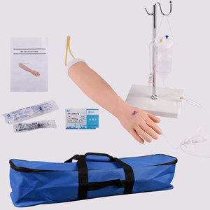 Modelo de Brazo para Entrenamiento de Flebotomía, Almohadilla para Práctica de Inyección IV, Simulación de Venopunción, Infusión y Extracción de <span class=keywords><strong>Sangre</strong></span> para Enseñanza Médica - Product Image 2