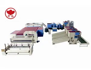 Polyester Wadding Production Line Nonwoven Ironing Machine Thermal Polyester Wadding Line