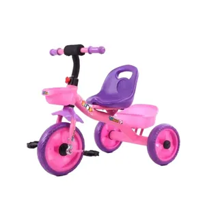 1-6 세 어린이를위한 음악/플라스틱 세발 자전거/저렴한 아기 미니 자전거가있는 새로운 패션 아기 세발 자전거 스틸 키즈 세발 자전거