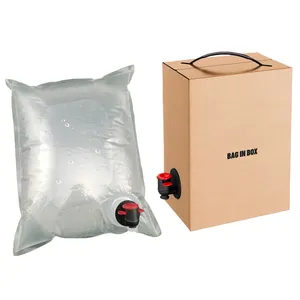 Recarga de jugo de vino y café, dispensador de bebidas, vejiga, caja para llevar, bolsa para babero en caja, bolsa 1l 2l 3l 5l 10l 20l