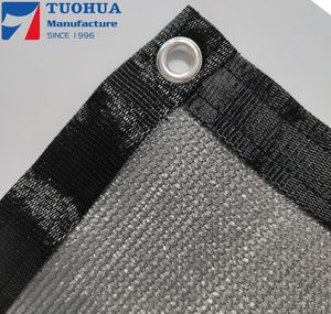 Écran de confidentialité rectangulaire robuste de 4 pieds x 50 pieds, 185 GSM, en tissu tissé HDPE, pour l'extérieur, protection contre le soleil, maille de barrière, matériau HDPE - Product Image 5