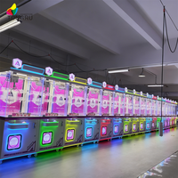 Machine à pinces en gros, petite machine d'arcade en métal, jouets de type grue, distributeur de prix d'arcade, jeu à monnayeur pour centre de jeux, pour poupées, bonbons et cadeaux