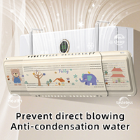 Déflecteur d'air chaud transparent anti-vent direct pour climatisation, pièce de décoration intérieure