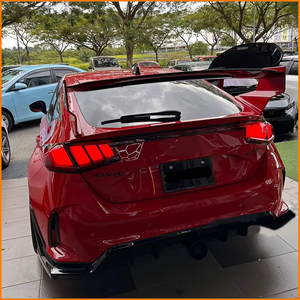 สำหรับ Honda <span class=keywords><strong>Civic</strong></span> Hatchback ปี 2022 2023 2024 FL1 FL5 ชุดไฟท้าย LED สไตล์ Mugen สีแดง อะไหล่ทดแทน - Product Image 4