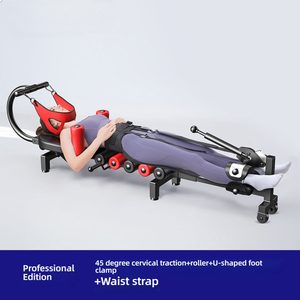 Appareil d'étirement lombaire et cervical, lit d'étirement pour le cou et le corps, extenseur de colonne vertébrale, dispositif d'extension cervicale à domicile - Product Image 1