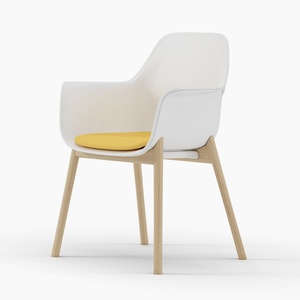 Chaises de salle à manger en plastique durables et écologiques de style moderne pour la maison, le bureau et l'école – Couleurs personnalisables disponibles en gros - Product Image 5
