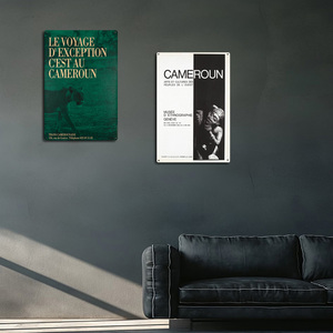 Đổi mới mới cổ điển kim loại dấu hiệu Câu lạc bộ hoặc người đàn ông hang động nền tường nghệ thuật thời trang <span class=keywords><strong>cameroon</strong></span> phong cách tin tấm tùy chỉnh kim loại tường POSTER - Product Image 1