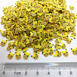 Étui de téléphone <span class=keywords><strong>Pokémon</strong></span> Little Pika Elf <span class=keywords><strong>en</strong></span> argile douce, tranches de slime, matériaux de bricolage couleur bonbon pour artisanat - Product Image 3