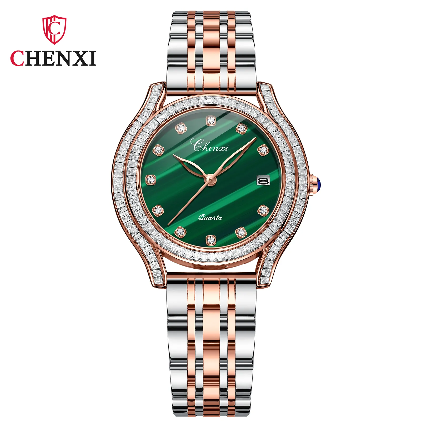 Neue Designs Luxus Armband Uhren set für Frauen Quarz Armbanduhr Uhr Geschenkset