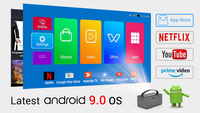 Projecteur Mini Portable Intelligent WIFI Android 9 1080P Haute Qualité pour R17 Pro, Écran LCD, Home Cinéma 3D 4K, 350 Lumens, 30-300