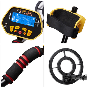 Détecteur de métaux industriel portatif GC1028 avec bobine étanche de 10 pouces et traqueur d'or à sensibilité de 20 cm - Product Image 5