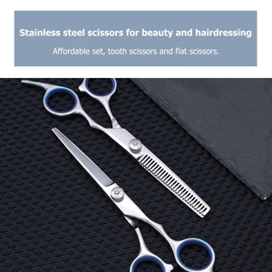 Professional Stainless Steel Pet <b>Scissors</b> Curved Fishbone Double-sided up and Down Curved Fluffy <b>Dog</b> & Cat Thinning Tooth - Product Image 4