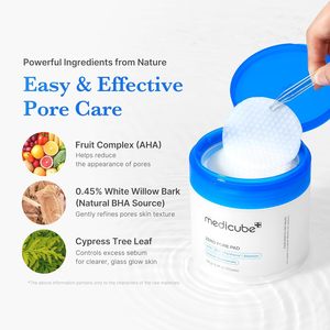 Medicube Toner Pads Zero Pore Pad Mild 2.0 – Tampons Tonifiants Apaisants Doux pour l'Élimination des Points Noirs – Offre Spéciale pour Tous Types de Peau – Soin Coréen pour la Peau - Product Image 6